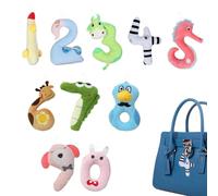 Peluche a forma di peluche, con numeri da 0 a 9, per decorare nella cameretta dei bambini, per ragazze, fidanzata, moglie, sorella