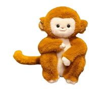 Peluche a forma di scimmia, tenero e coccoloso, ideale come decorazione per