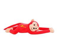 Peluche a maniche lunghe, scimmia con braccio lungo, ciondolo a forma di scimmia, per bambini e adulti