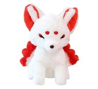 Peluche a nove code da 40 cm, morbido, comodo e abbracciabile, ottima idea regalo per Natale, San Valentino, Pasqua, feste