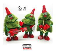 PELUCHE ALBERO NATALIZIO CHE REGISTRA VOCE CON MUSICA E MOVIMENTO ART.37162