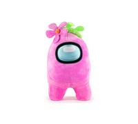 Peluche Among Us - Rosa Con Fiore - Qualità Super Soft