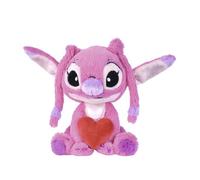 Simba - Disney, Lilo & Stitch peluche Angel con Cuore, misura 25 cm, originale Disney, +0 mesi, 6315877002X06