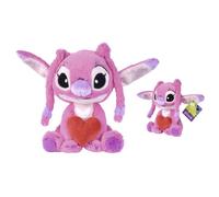 Simba - Disney, Lilo & Stitch peluche Angel con Cuore, misura 25 cm, originale Disney, +0 mesi, 6315877002X06