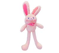 Peluche animale giocattolo, coniglio,11,81 pollici cartone animato peluche coniglietto | Decorazione della casa degli animali, roba di decorazione estensibile, fascino dello zaino per viaggiare
