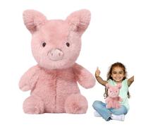 Peluche Animale - Giocattolo Di Peluche Maiale Bambola Ripiena | Cuscino Morbido Decorativo Per Il Sonno E La Nanna, Comodo Come Decorazione Per Scrivania, Libreria, Divano, Sedile Auto, E Per Letto