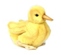 Peluche animale morbido super carino realistico Hansa anatroccolo dalla coda bia