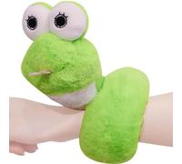 Peluche animale serpente - Bracciali con schiaffo serpente del fumetto | Giocattoli per bambini, peluche per bambole, passeggini, culle, zaini, scooter