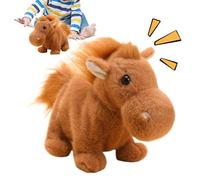 Peluche Animali Bambini, decorazione per la casa, cavallo robot | Statuetta peluche cane elettrico interattivo - decorazione per soggiorno, camera da , biblioteca, camera da , regalo per