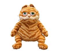 Peluche Arancione Gatto Grasso Farcito Animale Giocattolo, Simpatico Gatto Felpato, Realistico Giallo Tabby, Gattino Giocattolo di Peluche per Ragazzi e Ragazze