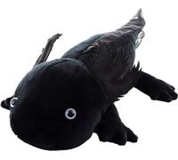 Uni-Toys - Axolotl (nero) - 32 cm (lunghezza) - Peluche animale acquatico - Peluche