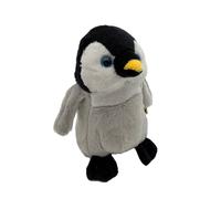Peluche Baby Pinguino Del Sud Polo Altezza 16 Cm Grigio 1017023