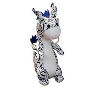 Peluche Bambola di Simulazione Super Morbida della Mascotte del Drago Preciso per Capodanno Adatto Come Simpatico Peluche della Mascotte di Capodanno (Generichfgo6i20cq-230814SM07-5)