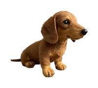 Peluche Bassotto Sollievo, 6 Inch Peluche Bassotto Guarigione Emotiva Richiesta, Allevia Stress Realistico Cane Bassottos Peluches, Carinos Realistico Cane Bassottos Dormiente Cuscino Peluches