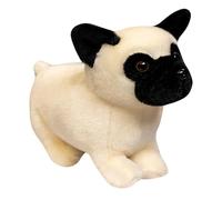 Peluche Bulldog | Collezione Peluche Giocattolo Bulldog | 18 cm Decorativo per Bambini Ragazzi Adulti Camera Divano Auto Casa Compleanno San