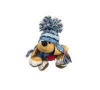 Peluche Cagnolino Piccolo con Maglione e Cappello, Azzurro - Idea Regalo, Gio...