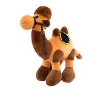 Peluche cammello Simpatico peluche creativo Bambola di pezza cammello per