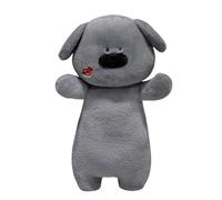 Peluche cane cartone animato cuscino lungo 110 cm peluche cane morbido e realistico marrone chiaro, un ottimo regalo per amici, bambini, fidanzate per compleanni o altre feste