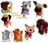Peluche Cane Gioco Interattivo Cammina Abbaia Scodinzola Movimento Giocattolo