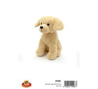 Peluche Cane Labrador De.Car 25586 Morbido Cagnolino Seduto Altezza 30 cm