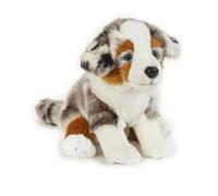 PELUCHE CANE PASTORE AUSTRALIANO CM 25 PUPAZZO CUCCIOLO PER BAMBINI LELLY