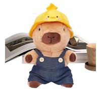 Peluche Capibara con Vestiti 25 Cm Bambole Morbide Da Vestire