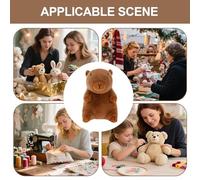 Peluche Capibara - Guscio Animale Morbido Senza Imbottitura | Materiali Creazione Bambole Soffici Fai da Te per Donne Ragazze Ragazzi Adulti