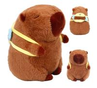 Peluche Capybara,Capibara peluche per bambini, Capibara con zaino Piccola ape, peluche regalo Capybara, peluche Capibara per ragazze e ragazzi (23 cm Ape Capybara)