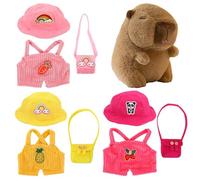 Peluche Capybara Carino - Zaino Tartaruga Kawaiii Capybara, Capybara Peluche Giocattolo | Vestire I Peluche Capybara, Peluche Morbido, Giocattoli di Peluche Capybara, Decorazione Della Casa