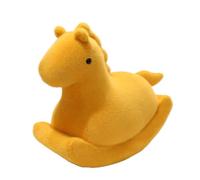 Peluche Cavallo,Cavallo a Dondolo Morbido 40 cm | Compagno Di Giochi Adorabile, Ornamento Realistico Per Camera Soggiorno Divano Auto