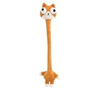 Peluche Chien Schnauzer - Doudou Chat Grands Yeux | 15,7 Pouces Coussin Peluche Moelleux | Décoration Chambre Enfant Kawaii, Confort De Détente, Peluches Longue Pour Et Adultes