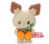 Peluche colorato Pokemon PokePeace Pichu, 6,2"H - Frutta giocattolo morbida