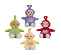 Teletubbies Bobble Boa peluche (particolarmente morbido e vellutato di alta qualità) - Po, Tinky-Winky, Laaa & Dipsy, 35 cm, licenza ufficiale 2025 Plush