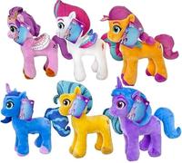 Peluche compatibile con My Little Pony, 30 cm, Sunny Starscout, Izzy Moonbow, Pipp Petals, Zipp Storm, Hitch Trailblazer e Misty Brightdawn, confezione da 3 o singolarmente a scelta