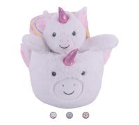Peluche con coperta e cestino in morbido tessuto, Sibilla