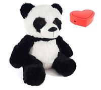 Peluche con il tuo messaggio vocale | Panda/Peluche Panda 45 cm | Inc. Voice Recorder | La tua voce | Presente: San Valentino - Compleanno - Anniversario - Nascita | Message in a Cuddle