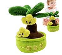 Peluche Con Pianta In Vaso - Peluche Corto, Giocattolo Farcito Con Albero Dei Soldi Di Piccole Dimensioni | Morbida Pianta Di Cotone PP Per Bambini, Adolescenti, Adulti, Decorazioni Per La Casa, Decor