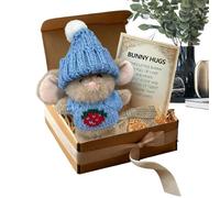 Peluche Coniglietto - Peluche 18 Cm 150 G | Simpatica bambola di coniglio, morbida e tenera compagna | Regalo confortevole per l'arredamento della camera dei bambini | Espositore da scrivania per diva