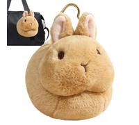Peluche Coniglio Imbottito 16 cm Morbido e Adorabile Portamonete con Forma | Peluche Coniglietto Morbido Per Bambini Ragazze Uomini Adolescenti Donne Resto Rossetto Carte Cosmetici Dena C