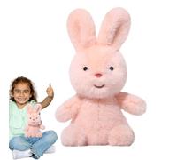 Peluche coniglio morbido | peluche coniglio adorabile a forma di cartone animato, peluche per bambini, compagno tenero e giocatore per compleanno, ringraziamento e feste, regalo per
