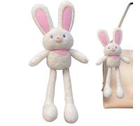 Peluche coniglio peluche, peluche coniglio peluche | 11,81 pollici Soft Tull Up Pasqua Rabbits,Decorazione della casa degli animali, roba di decorazione estensibile, fascino dello zaino per viaggiare