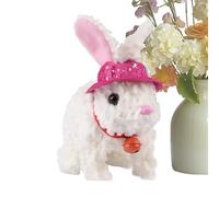 Peluche Coniglio - Regalo Soffice E Soffice Per Bambini | Coniglio Domestico Che Salta Con Il Naso Twitch | Giocattoli Interattivi Per Ragazzi E Ragazze Soggiorno Camera Da Sala Giochi Aula Asil