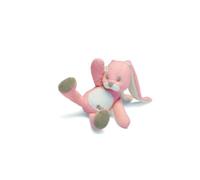 Peluche coniglio rosa 17 cm - trudi