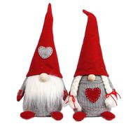 Peluche Coppia Gnomi Della Fortuna Aya & Elliot 70 cm Peluches Elfo Pupazzo Alpi