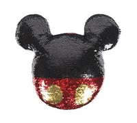 PELUCHE CUSCINO SAGOMATO con PAJETS Girabrilla DISNEY MICKEY TOPOLINO 30x30 Cm