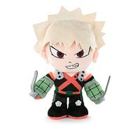 Barrado Peluche dei Personaggi di My Hero Academia - 28cm - Deku, Bakugo, Todoroki - Qualità Super Soft (Bakugo)