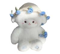 Peluche Di Agnello Farcito - Bambola Morbida E Coccolosa Da 30 Cm, Simpatico Giocattolo Di Pecora Da Abbracciare, Figura Di Cuscino Decorativo | Sistemaa Di Installazione Del Divano Della Camera