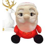 Peluche di Babbo Natale, Animali di Peluche di Natale,Babbo Natale, Alce, Pupazzo di Neve, Luci Musicali, Peluche di Natale | Cuscino di Vacanza a Forma di Animale Felpato, Ornamento Festivo