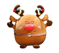 Peluche di Babbo Natale, giocattoli di peluche natalizi - Cuscino abbracciabile pupazzo di neve pupazzi di peluche di renna, carino pupazzo di neve, peluche morbido festivo per camera da letto