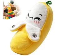 Peluche di banana, morbida bambola a forma di frutta realistica, giocattolo educativo e di apprendimento per bambini, per bambini, asilo, camera da , , divano, Capodanno e vacanze